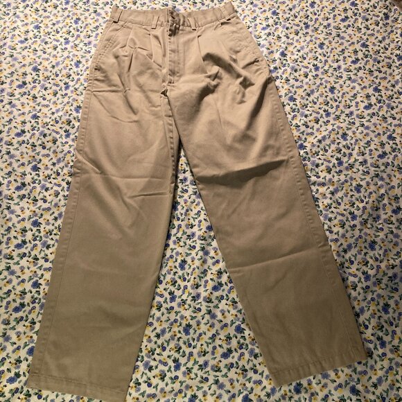 Haggar Men’s 100% Cotton Khaki Pants – Size 31x31 (Baggy Grandpa Fit) - Picture 1 of 7
